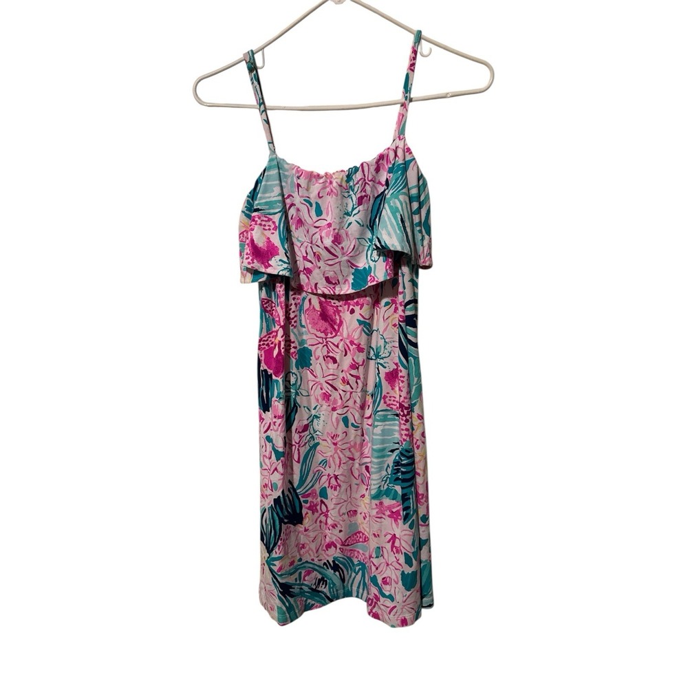 LILLY PULITZER Annastasha Dress "VIA FLORA" Size Small